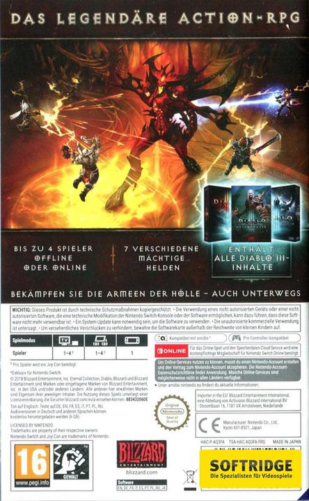 Produktbild Activision Diablo 3: Eternal Collection (Switch, DE)