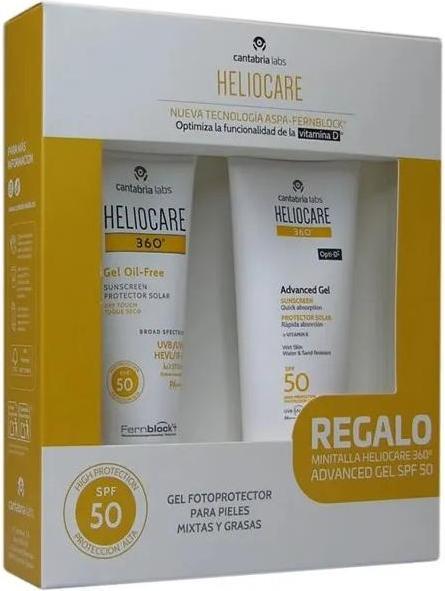 Produktbild Heliocare Gel Ölfrei Dry Touch Gesicht Spf50 Set 2 Stück (Sonnencreme Gesicht, SPF 50, 50 ml)
