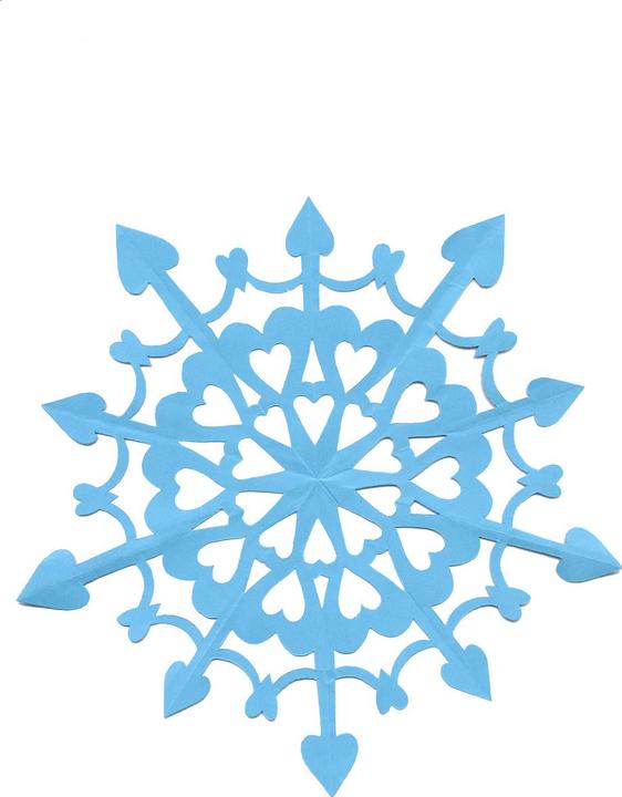 Actual product image Papier-Schneeflocken (German, Annemarie Vermaak, 2020)
