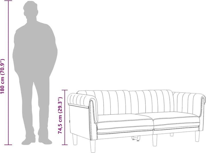 Produktbild vidaXL Sofa (2-Sitzer)