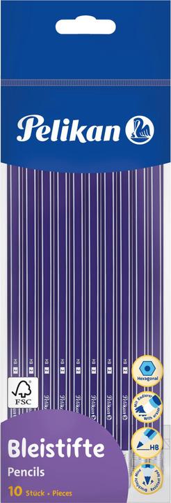 Produktbild Pelikan 811132 Buntstift (e) (Weich, 10 x)