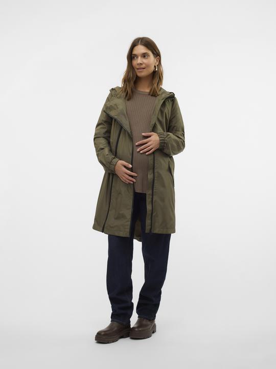 Produktbild Mamalicious Stehkragen Elastische Bündchen Mantel Jacke (S)