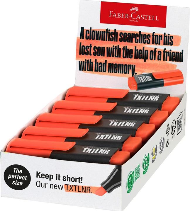 Productafbeelding Faber-Castell Textmarker TXTLNR SF orange 10 Stück (Oranje, 5 mm, 1 x)
