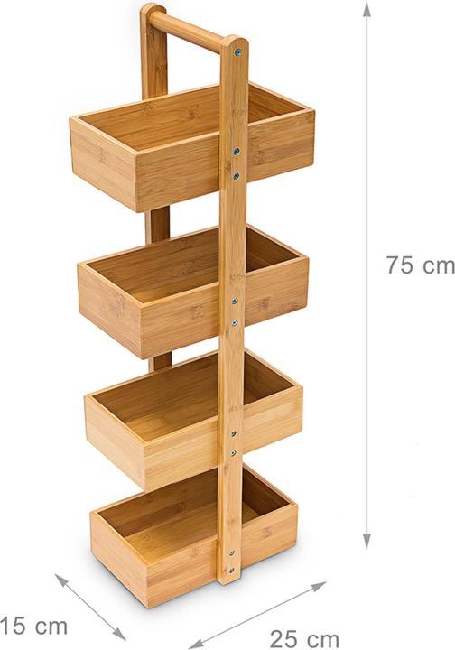Produktbild Relaxdays Ablageständer (25 x 18 x 75 cm)