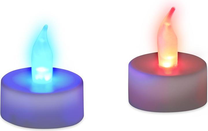 Actual product image Relaxdays LED Colour-Changing Tealight Set (2 x)