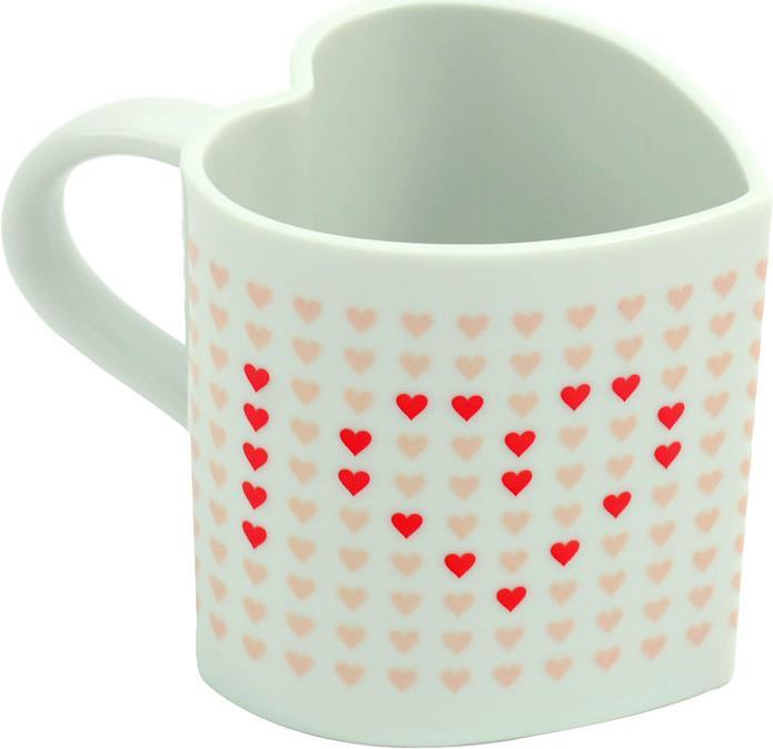 TOP Tasse en forme de coeur (300 ml, 1 x)