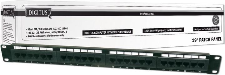 Produktbild Digitus Patch Panel 19 Zoll 24Port Cat6
