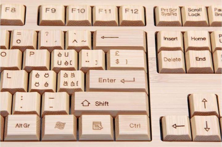 Produktbild Bambuu Bambus Tastatur (CH, Kabellos)