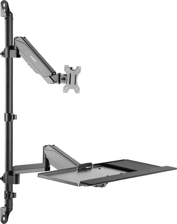 Actual product image SpeaKa Professional SP-MM-710 1 piece Monitor wall mount 43.2cm (17/ ) - 81.3cm (32/ ) height adjustment (Wall, 32")