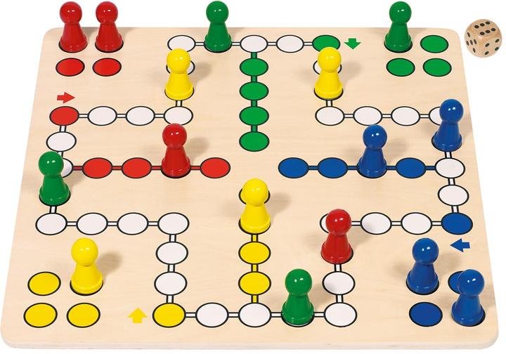 Goki Board game Ludo (German, French, Italian, English)