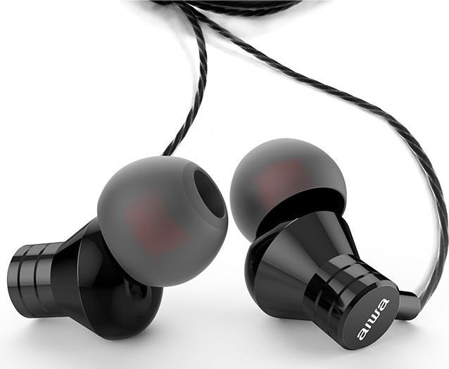 Actual product image Aiwa Headphones USB-C Estm-50 Black (NC, Cable)