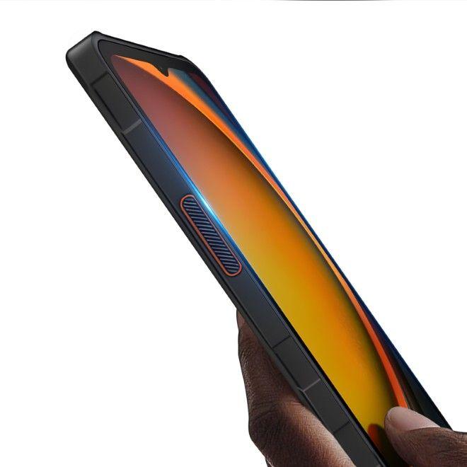 Actual product image Dux Ducis - Tempered Glass - Samsung Galaxy Xcover7 Pro - Black (1 Piece, Samsung Galaxy XCover7 Pro)