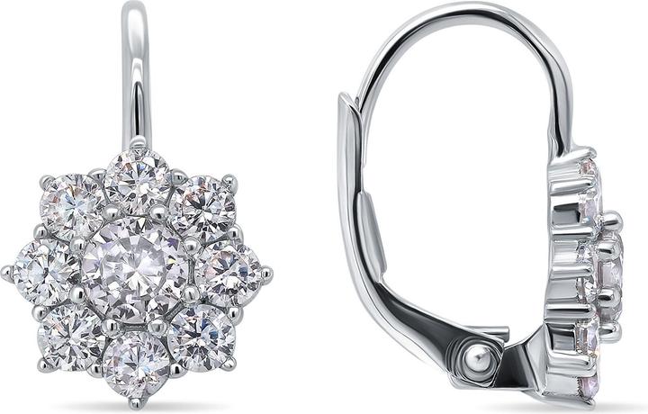 Immagine prodotto Brilio Argento - Orecchini in argento con zirconi trasparenti EA119W (Argento)