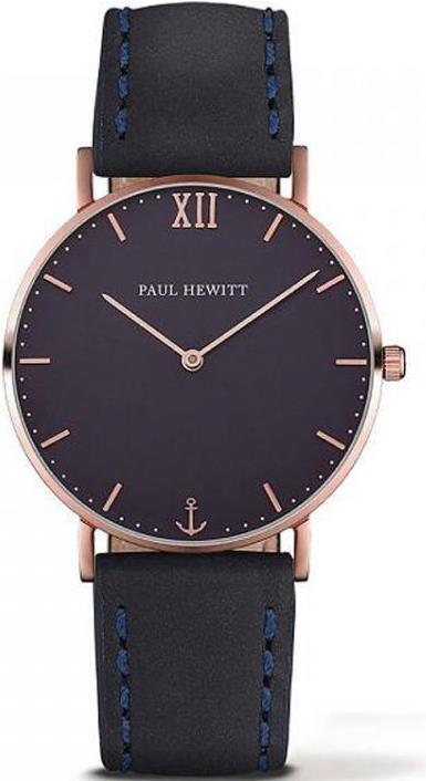 Produktbild Paul Hewitt Sailor Rgold Lagoon Navy - 36mm (Analoguhr, 36 mm)