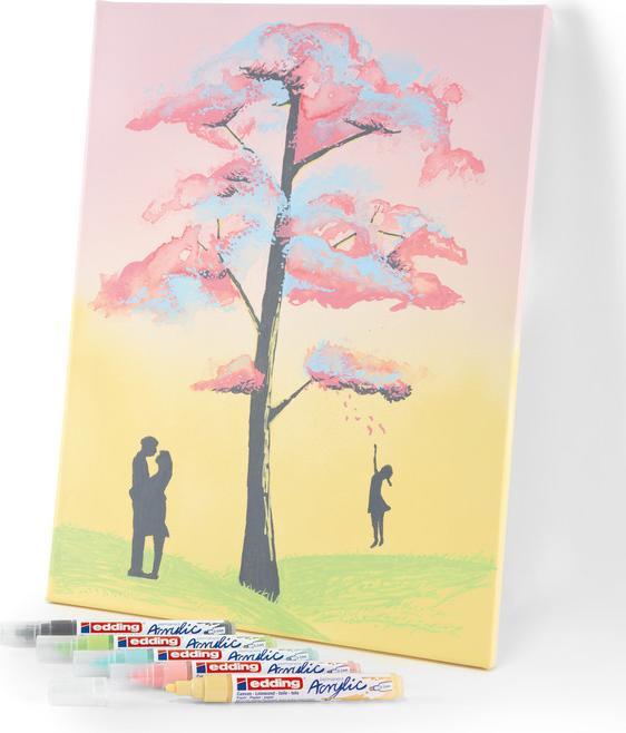 Immagine prodotto Edding Marcatore acrilico 5100 Medio (Blu pastello, 3 mm, 1 x)
