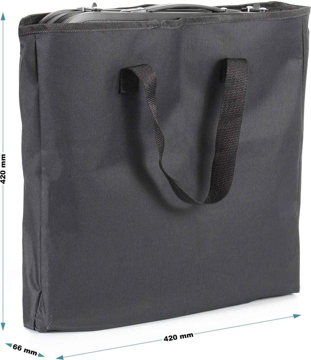 Produktbild Toboli Campingtisch Weiss 80x40cm höhenverstellbar 31/45/56/70 cm Aluminium