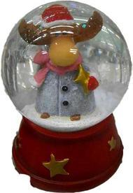 Produktbild MICA Living Schneekugel Weihnachten - aus Glas und Polyresin - ca. 4,5 x 4,5 x 6 cm - 1 Stück