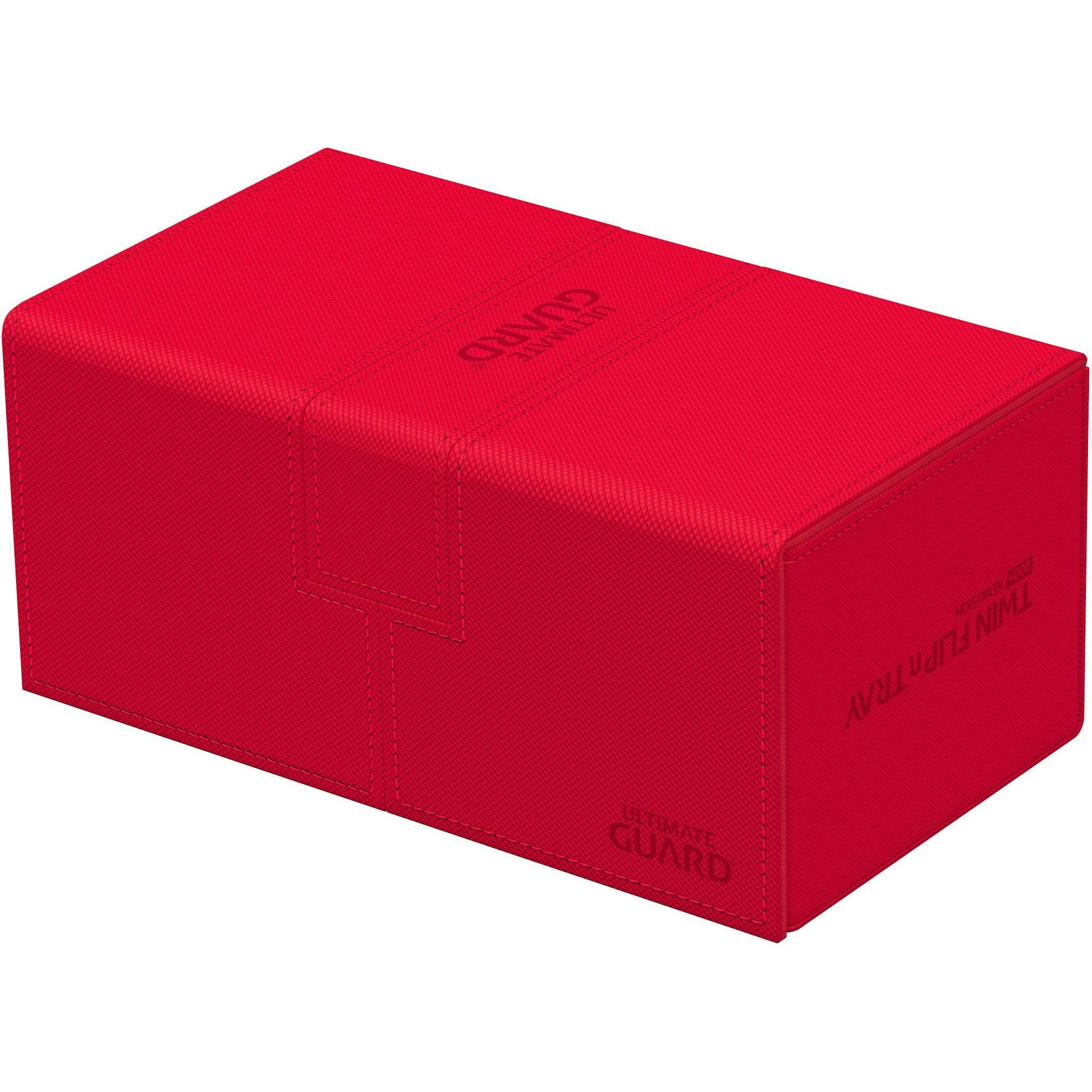 Ultimate Guard Twin Flip'n'Tray 200+ XenoSkin Monocolor Rouge