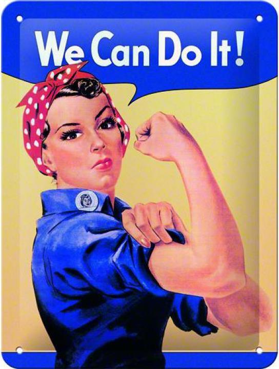Nostalgic-Art Merchandising We can do it (15 x 20 cm)