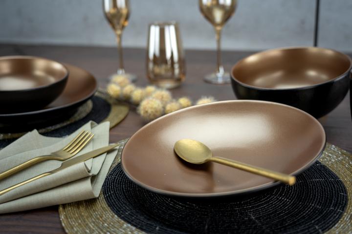 Actual product image CreaTable Glamour Gold (16 Piece)