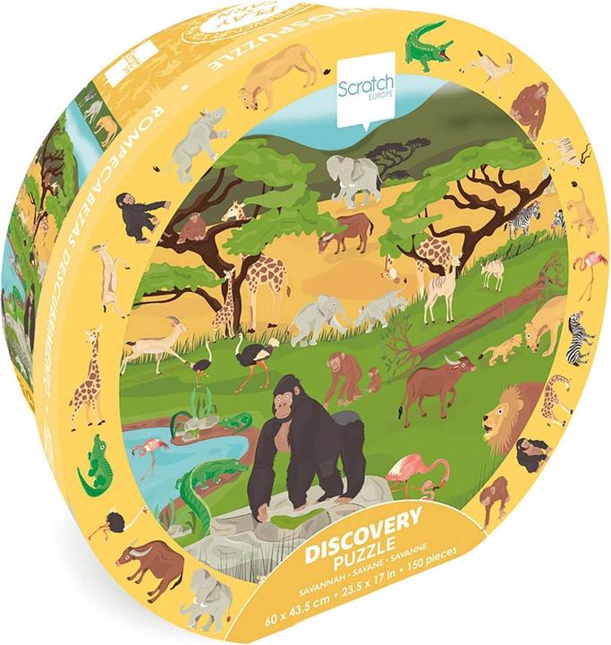 Scratch Entdeckerpuzzle Savanne (150 Teile)