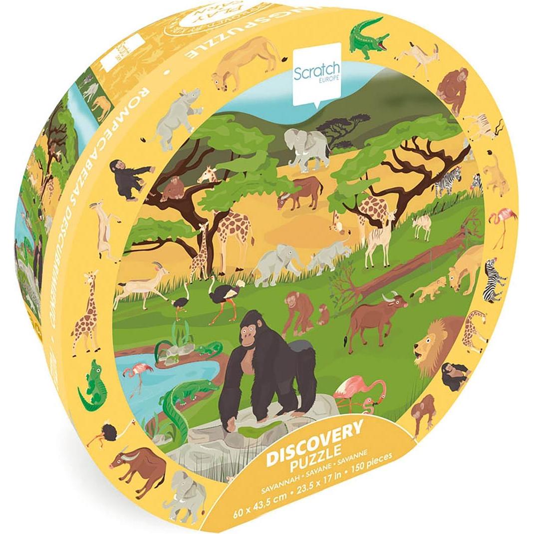 Scratch Entdeckerpuzzle Savanne (150 Teile)