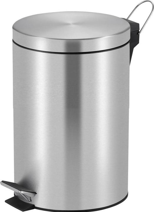 Produktbild Vepa Bins Tretabfallsammler mit Kunststoff-Inneneimer, 20 l, HxØ 445x292, Edelstahl, matt (20 l)