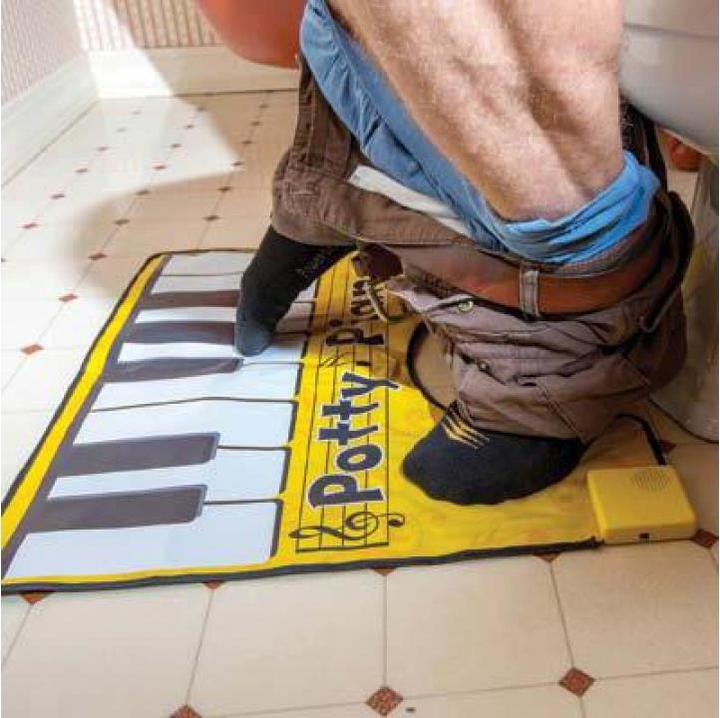 Produktbild BigMouth WC-Matte "Klavier" (70 x 60 cm)