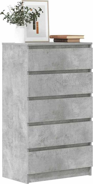 Image du produit vidaXL Schubladenschrank Betongrau 60x36x103 cm (60 x 36 x 103 cm)