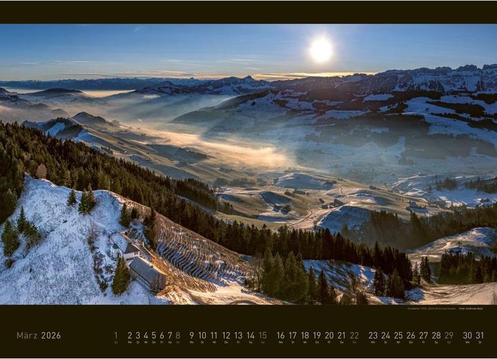Immagine prodotto APPENZELL Bildkalender 2026 858829030 land DE 70x50cm (Copertina rigida, Tedesco)
