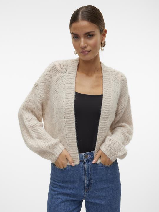 Produktbild Vero Moda V-Ausschnitt Ballonärmel Strickjacke Strickjacke (M)