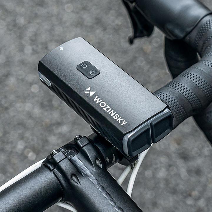 Productafbeelding Wozinsky Fahrrad-Frontlicht + USB-C-Kabel (3000 lm) - Schwarz (3000 lm)