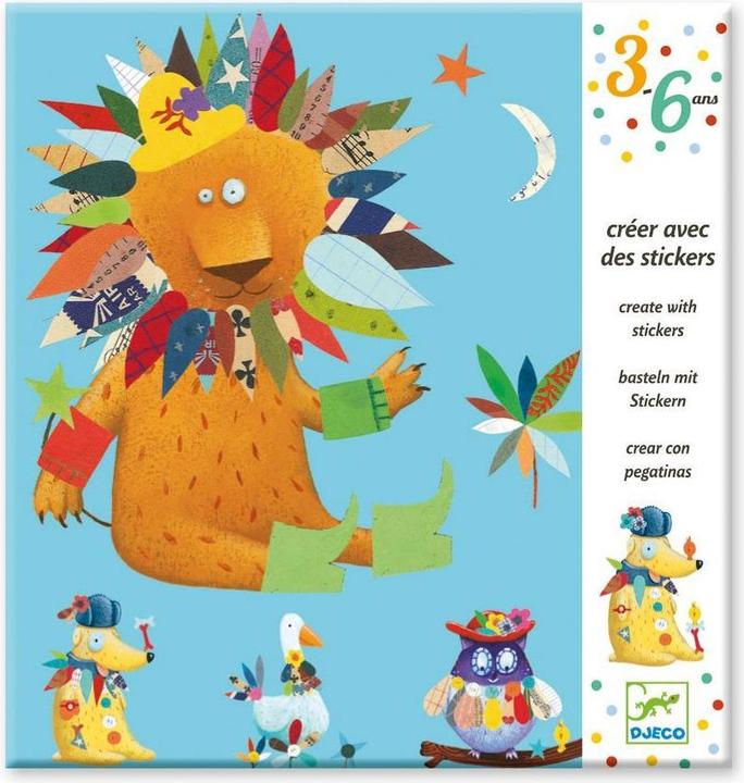Produktbild Djeco Sticker und Basteln Tiere