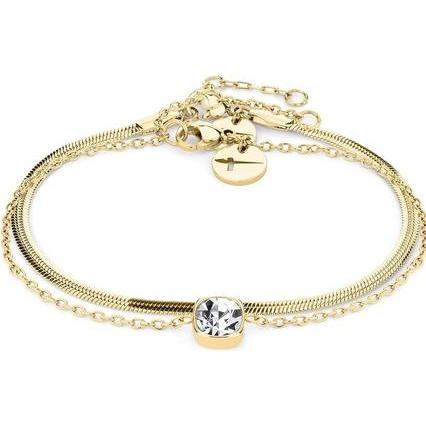 Tamaris, Schmuck Set, Elegant set of gold-plated bracelets for women TS-0038-BB, Gelb, (Edelstahl)