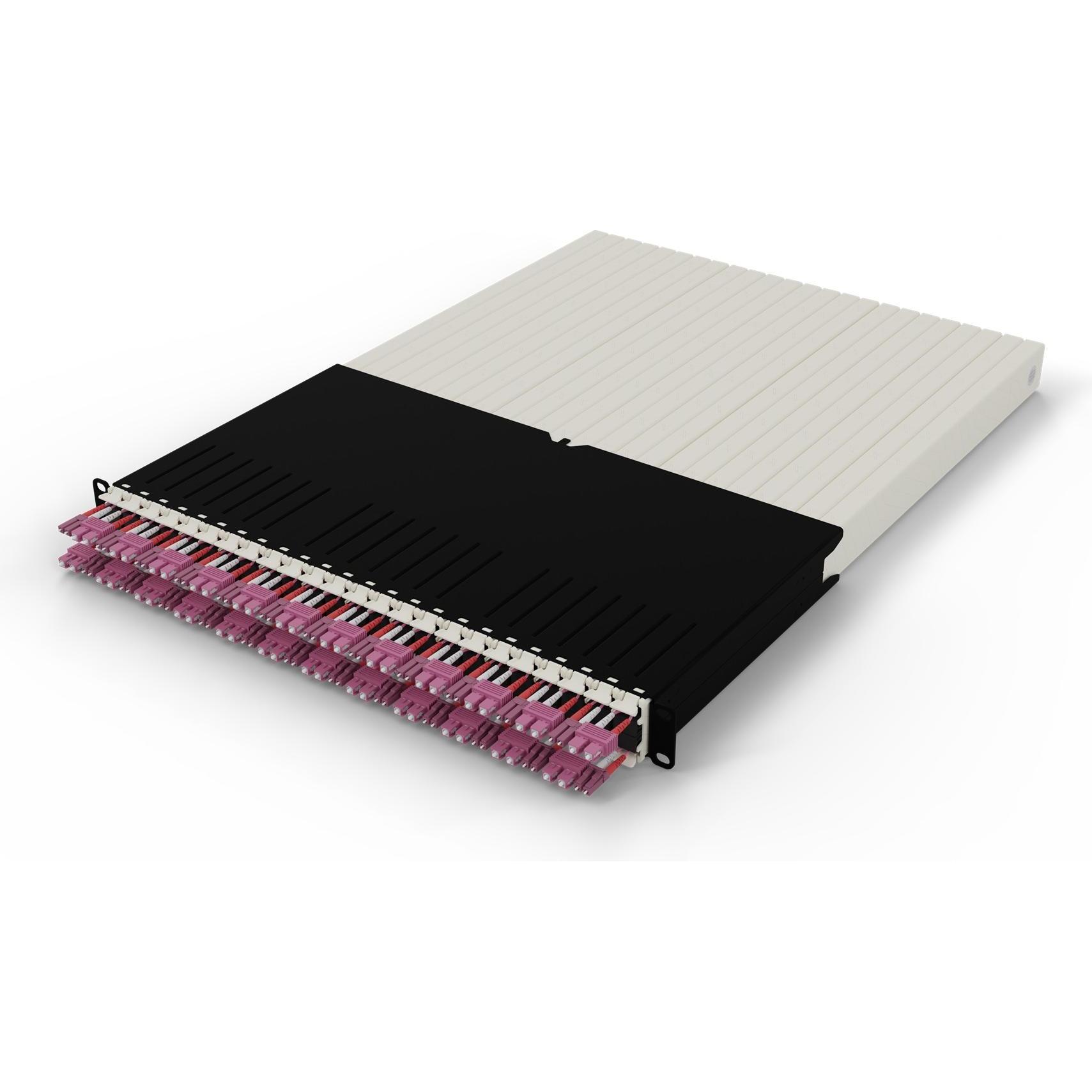 PATCHBOX one / 30RU / MM LC – SC, OM4, Duplex, 1.8 m, Server Zubehör, Schwarz, Beige