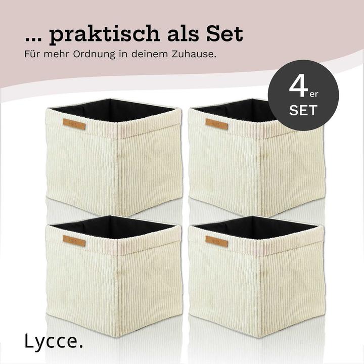 Actual product image Aufbewahrungskorb Casual Faltbare Aufbewahrungsbox Cord 4P (33 cm, 4x)