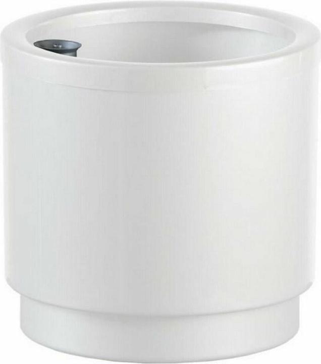 Plastiken Zelfwaterende bloempot wit (Ø 22 cm)