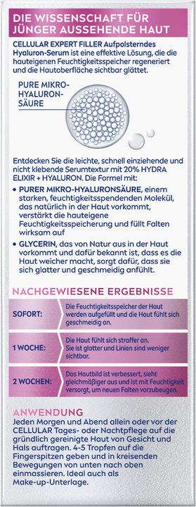 Produktbild NIVEA DUPLIKAT Cellular Expert Filler Hyaluron (30 ml)