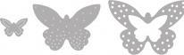 Actual product image Rayher Cutting dies set: butterflies, 3 pieces