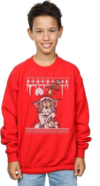 Produktbild Tom & Jerry Christmas Fair Isle Sweatshirt Jungen (140, 146)
