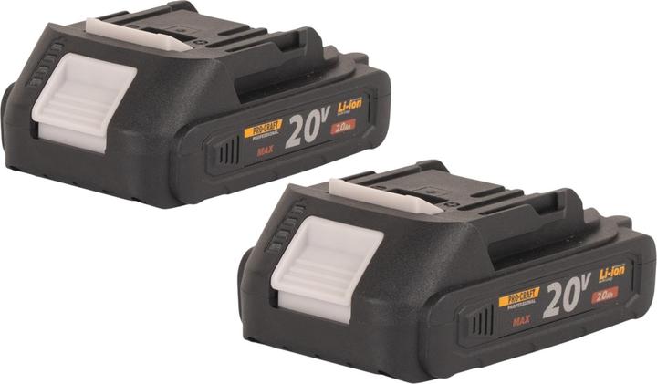 Produktbild Procraft 2x 20/2A Akku 20 V 2 Ah / 2000 mAh Li-ion (20 V)