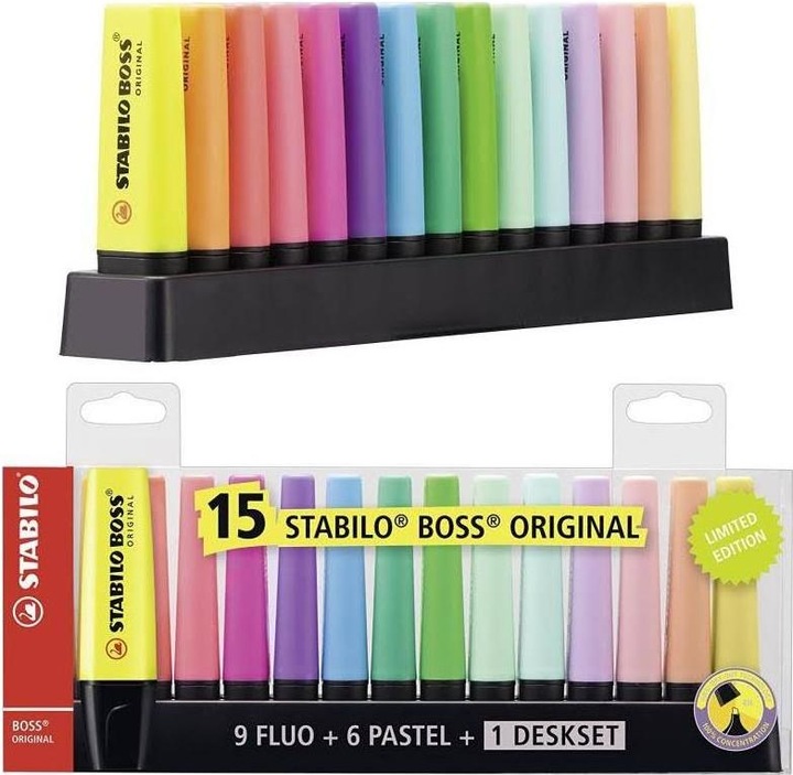Image du produit STABILO Boss Original (Multicolore, 5 mm, 15 x)