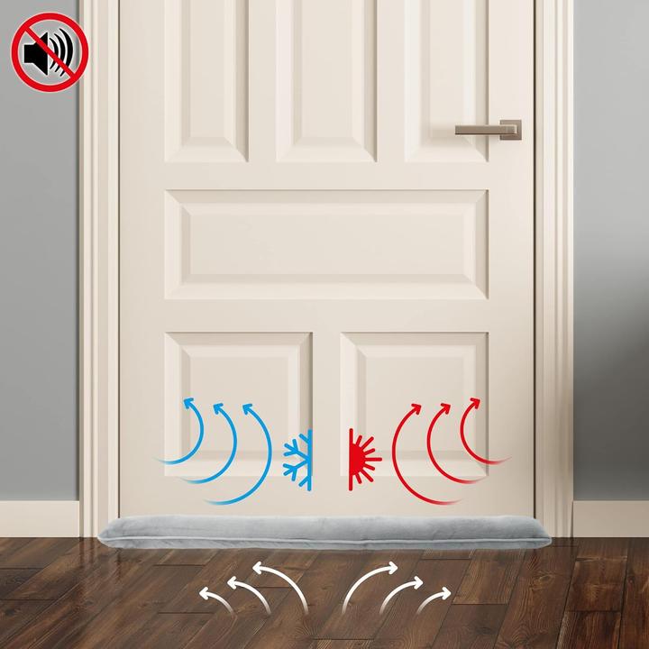 Actual product image Com-four Draught excluder for doors and windows (2 pcs.)