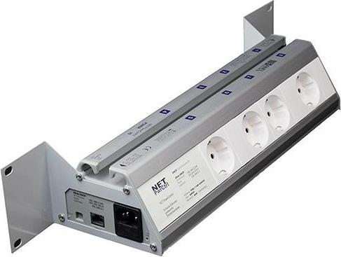 Produktbild Anel NET-PWRCTRL ADV REDUNDANT 19" - 8 Ethernet/Internet gesteuerte Steckdosen, 10A (8 x, 1.80 m)