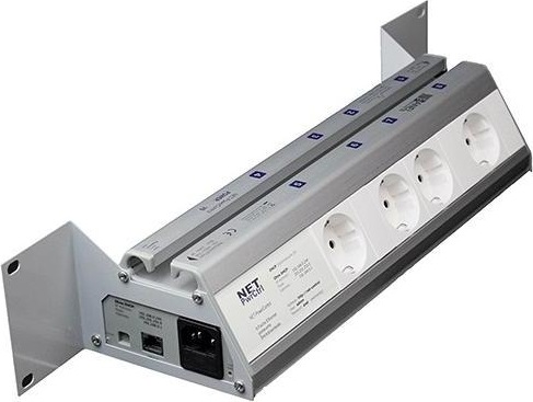 Produktbild Anel NET-PWRCTRL ADV REDUNDANT 19" - 8 Ethernet/Internet gesteuerte Steckdosen, 10A (8 x, 1.80 m)