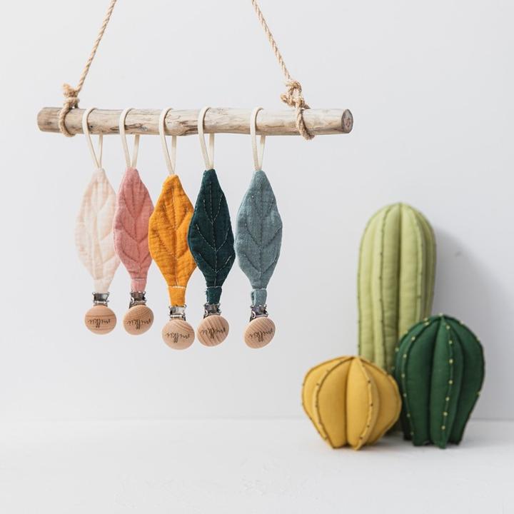 Actual product image Milkii Dummy chain Leaf, Mustard Yellow