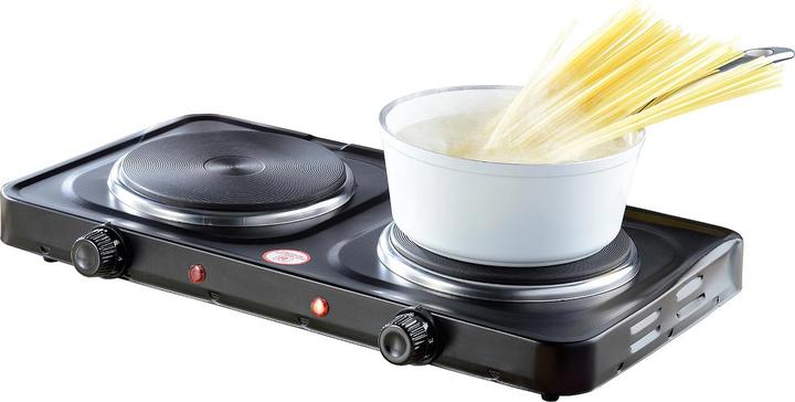 Actual product image Rosenstein & Söhne Compact electric double hotplate