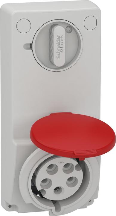 Actual product image Schneider Wallbox EVLINK PRO AC 22kW, T2S socket, MID, NFC/RFID Reader (Type 2, 22 kW)