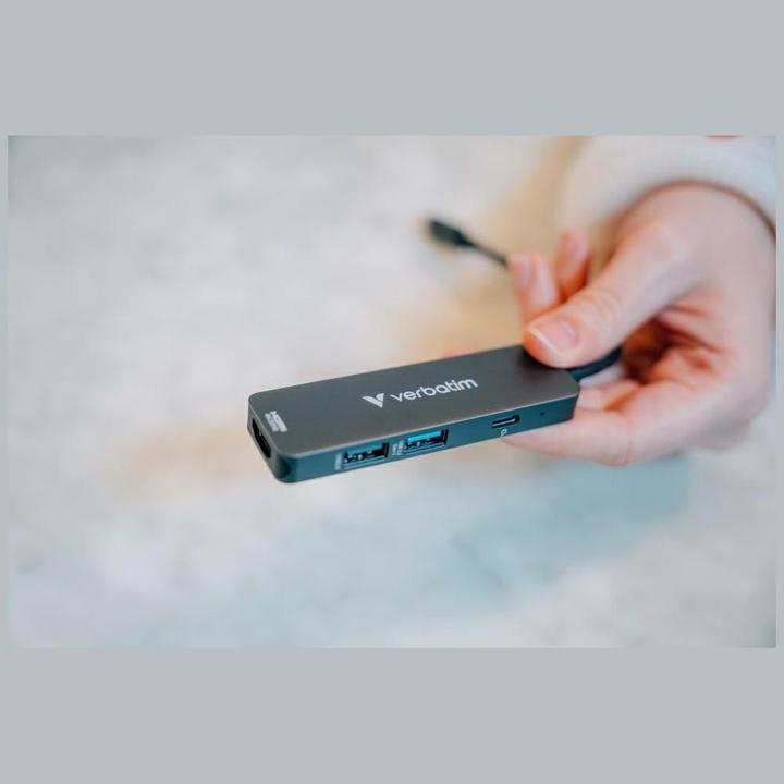 Actual product image Verbatim Hub USB-C Multiport 4port (USB-C, 4 ports)