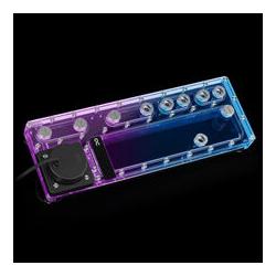 Alphacool AGB Core Distro Plate 360 Links D5/DDC V.2 mit D5 Apex Pumpe, Pompa di raffreddamento ad acqua